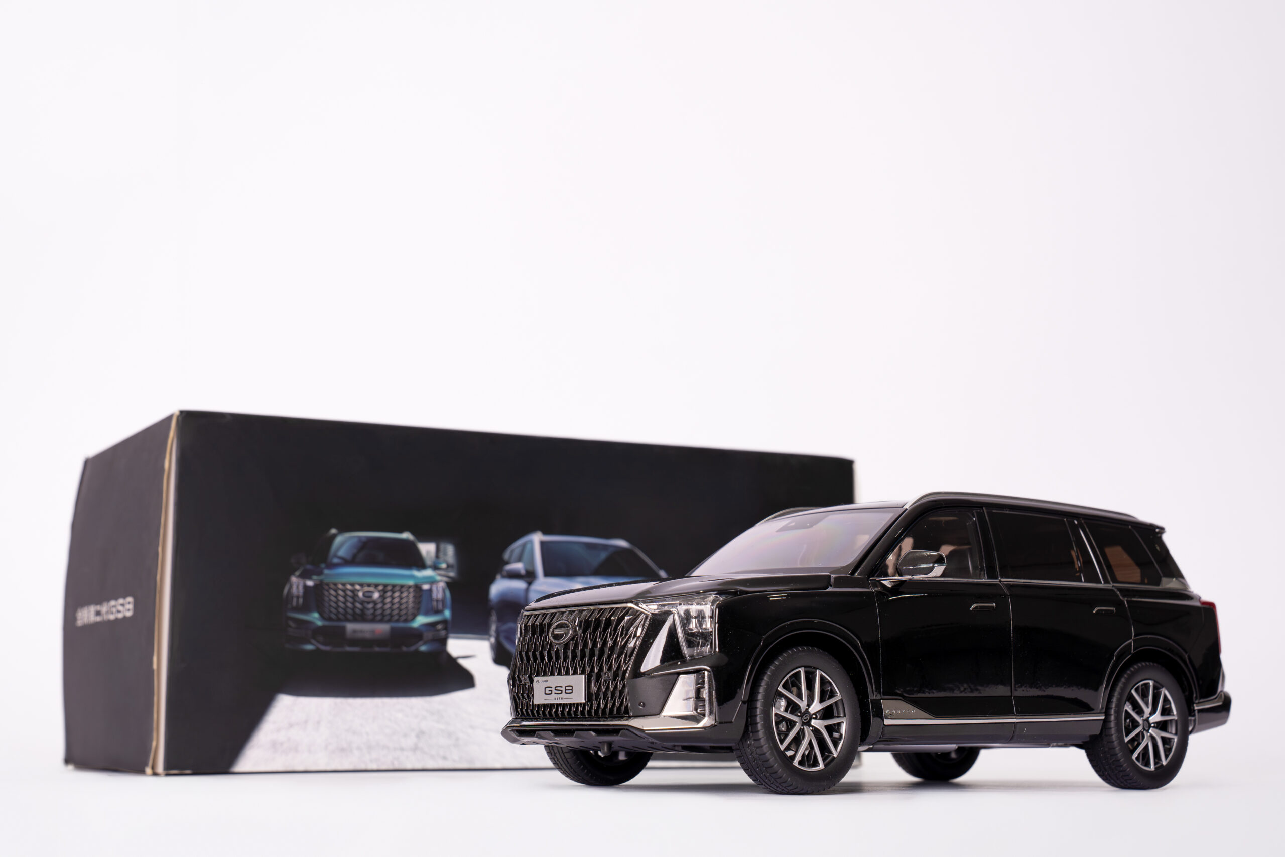 GAC NEW GS8 METAL CAR MODEL BLACK [S0000]